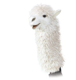 Folkmanis Puppets Alpaca Stage Puppet