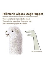 Folkmanis Puppets Alpaca Stage Puppet