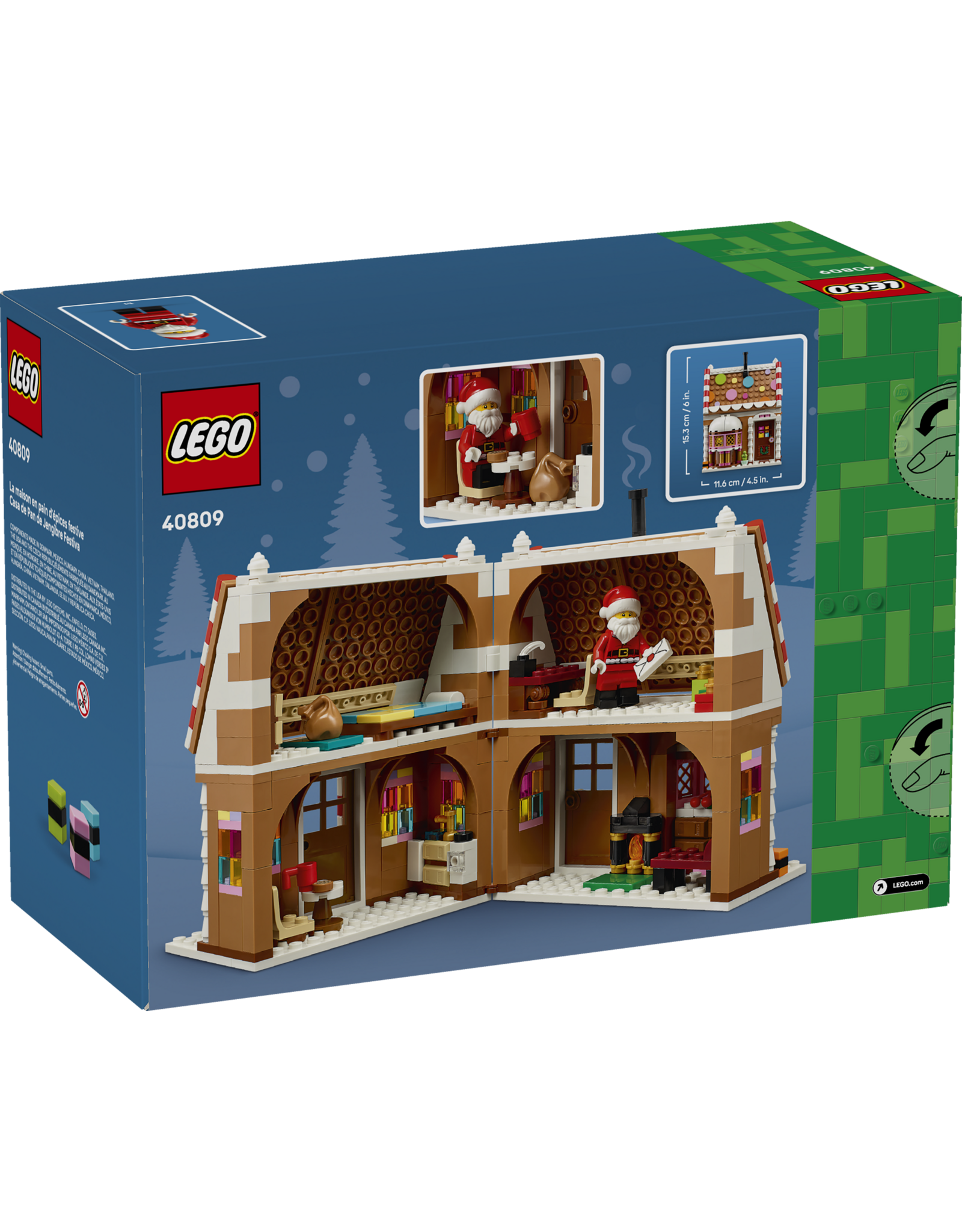 LEGO Iconic 40809 Festive Gingerbread House