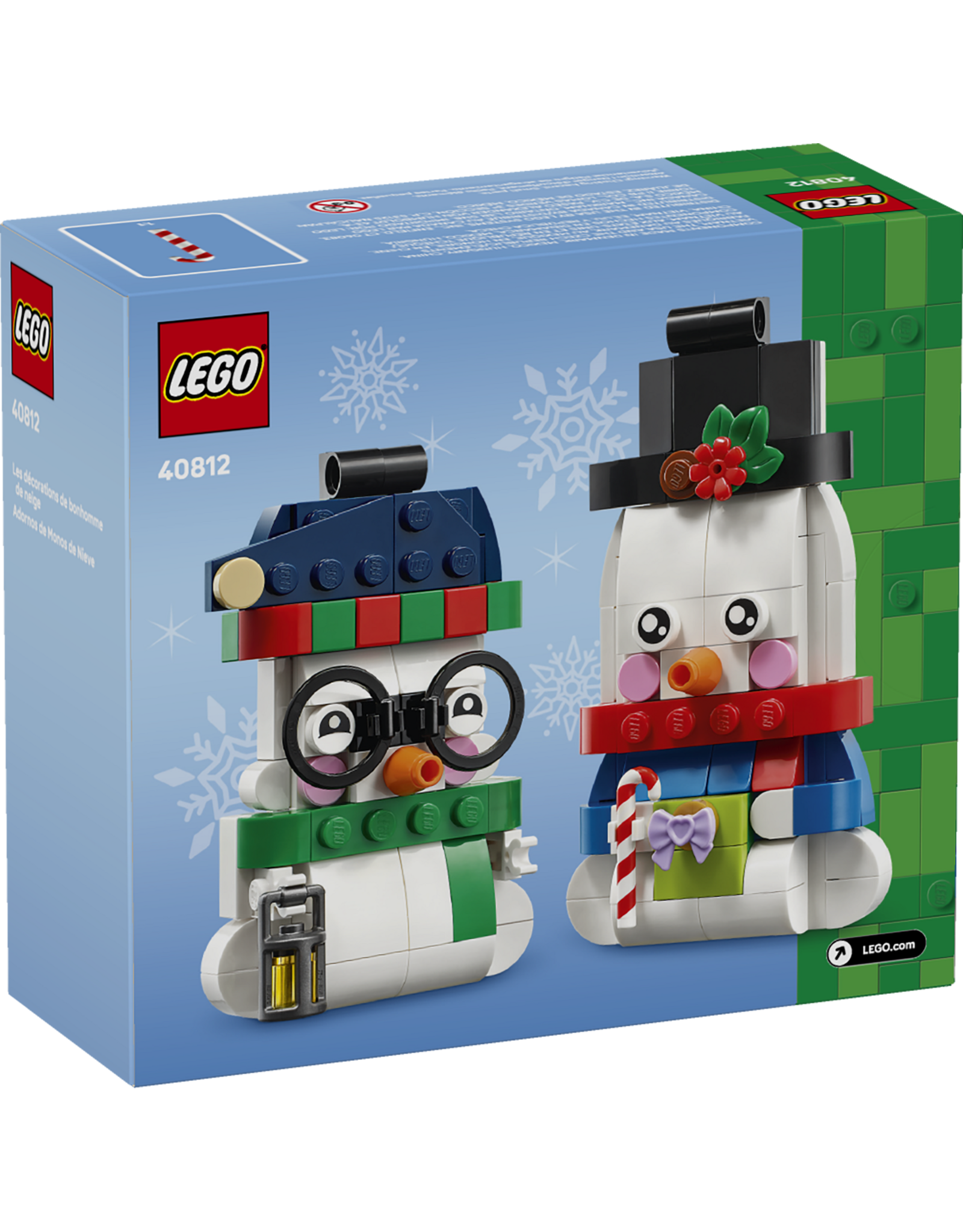 LEGO Iconic 40812 Snowman Ornaments
