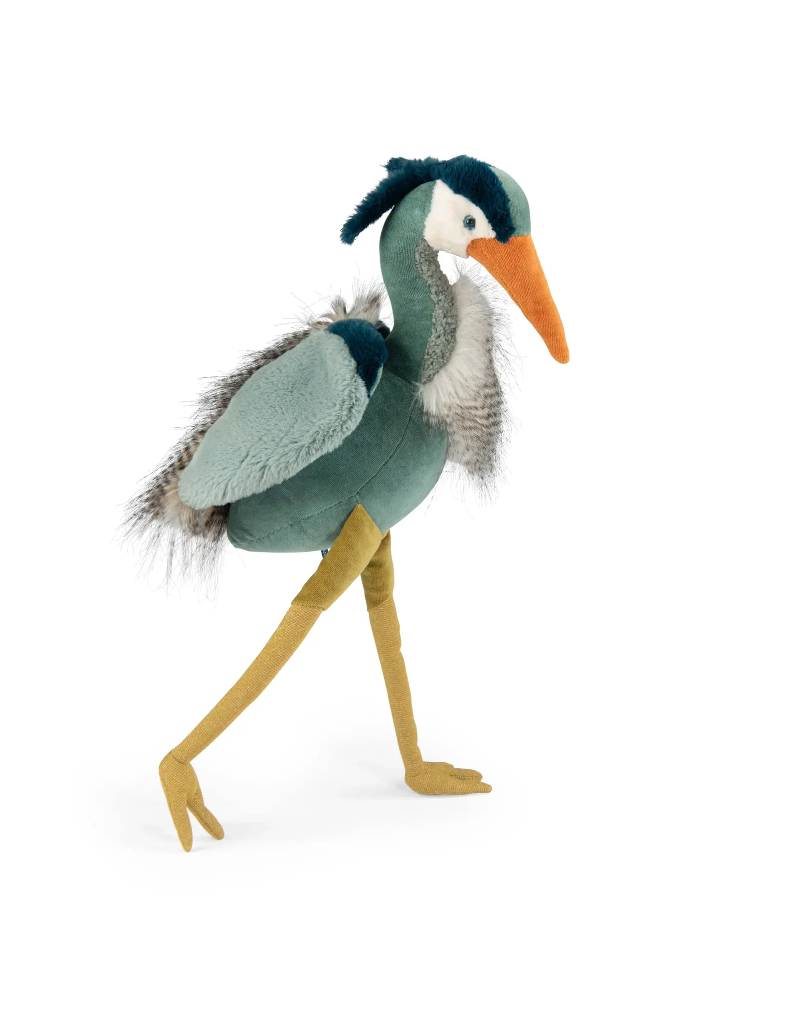 Moulin Roty Tout Autour Du Monde Heron Soft Toy
