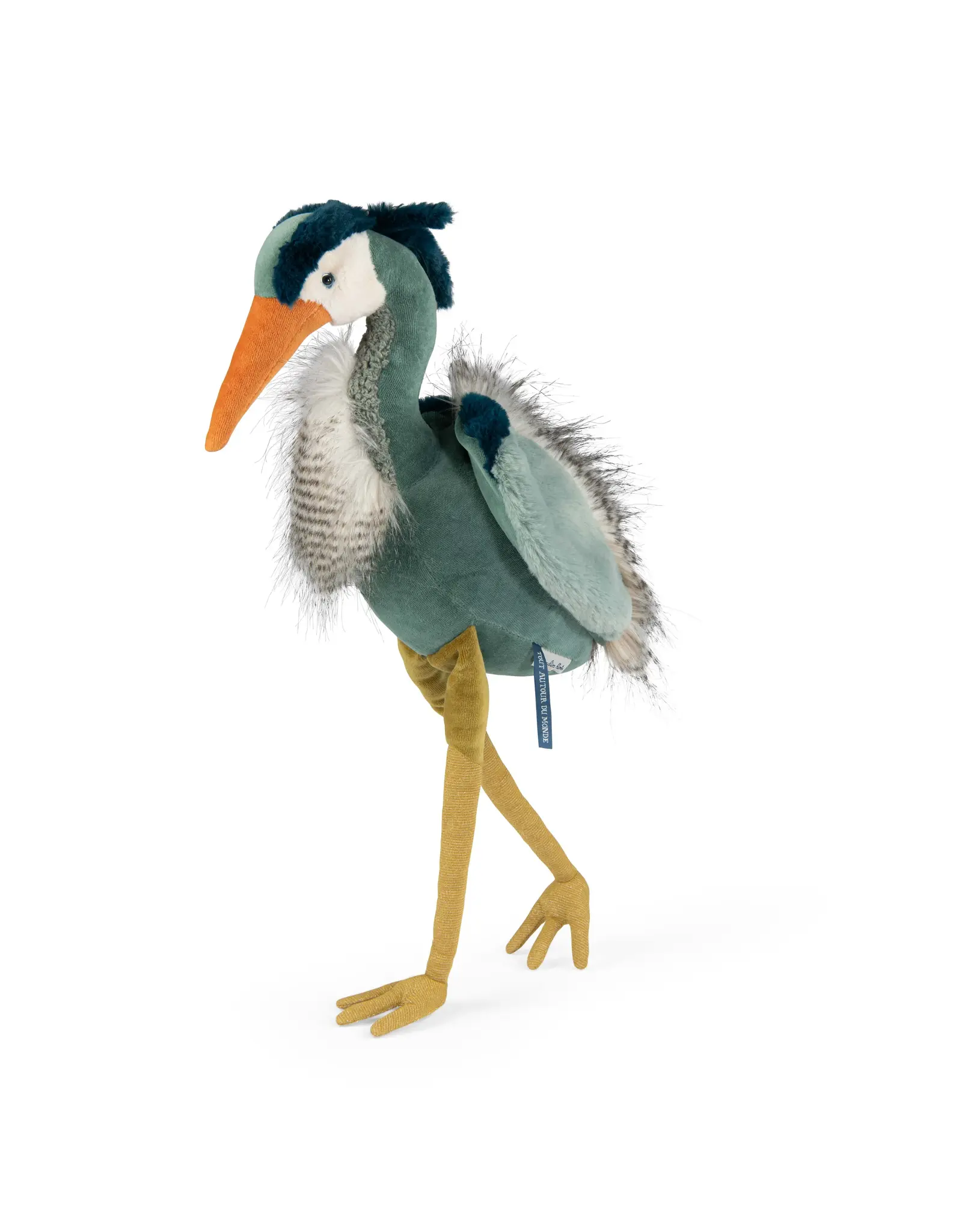 Moulin Roty Tout Autour Du Monde Heron Soft Toy