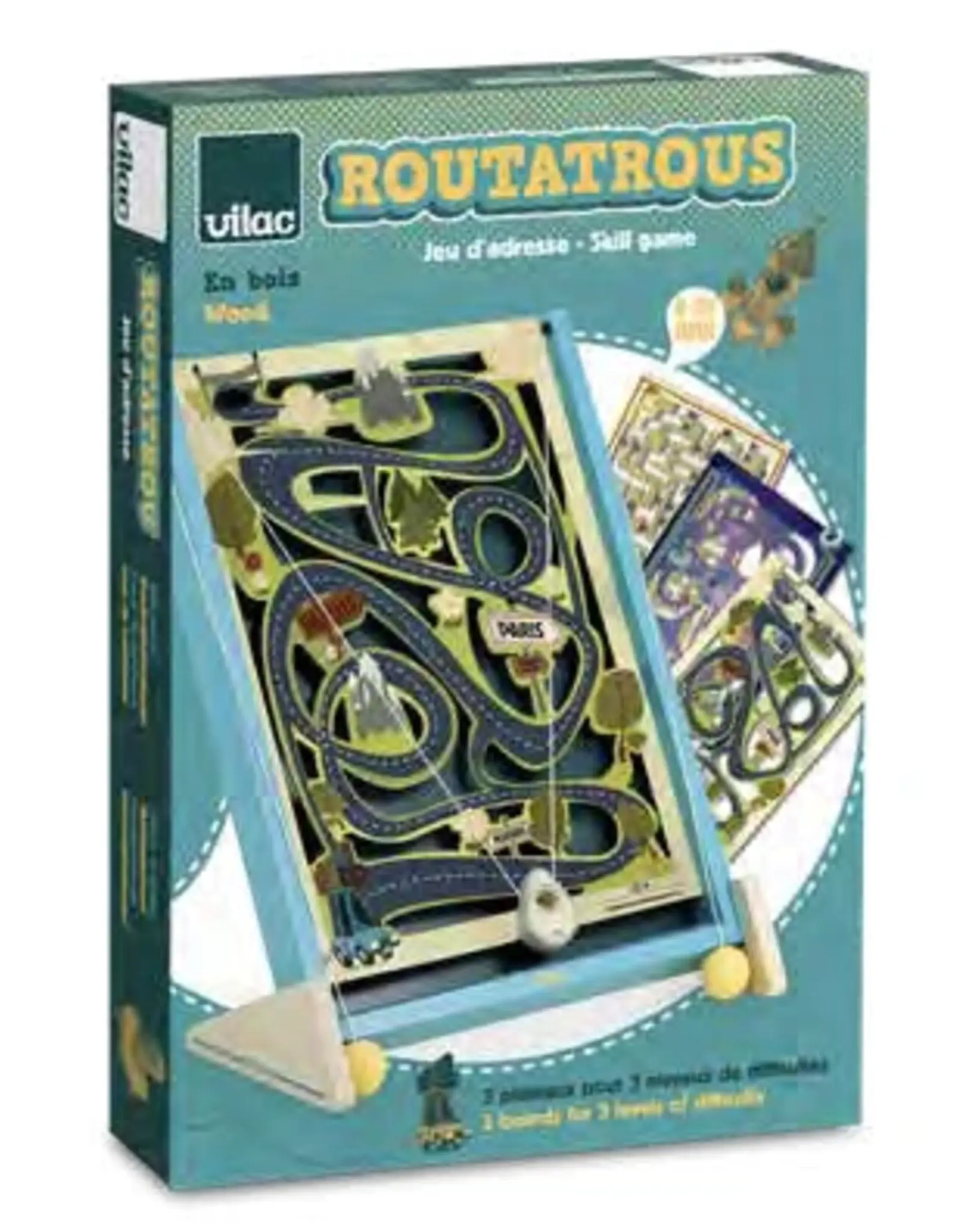 Vilac Routatrous Ball Maze Game