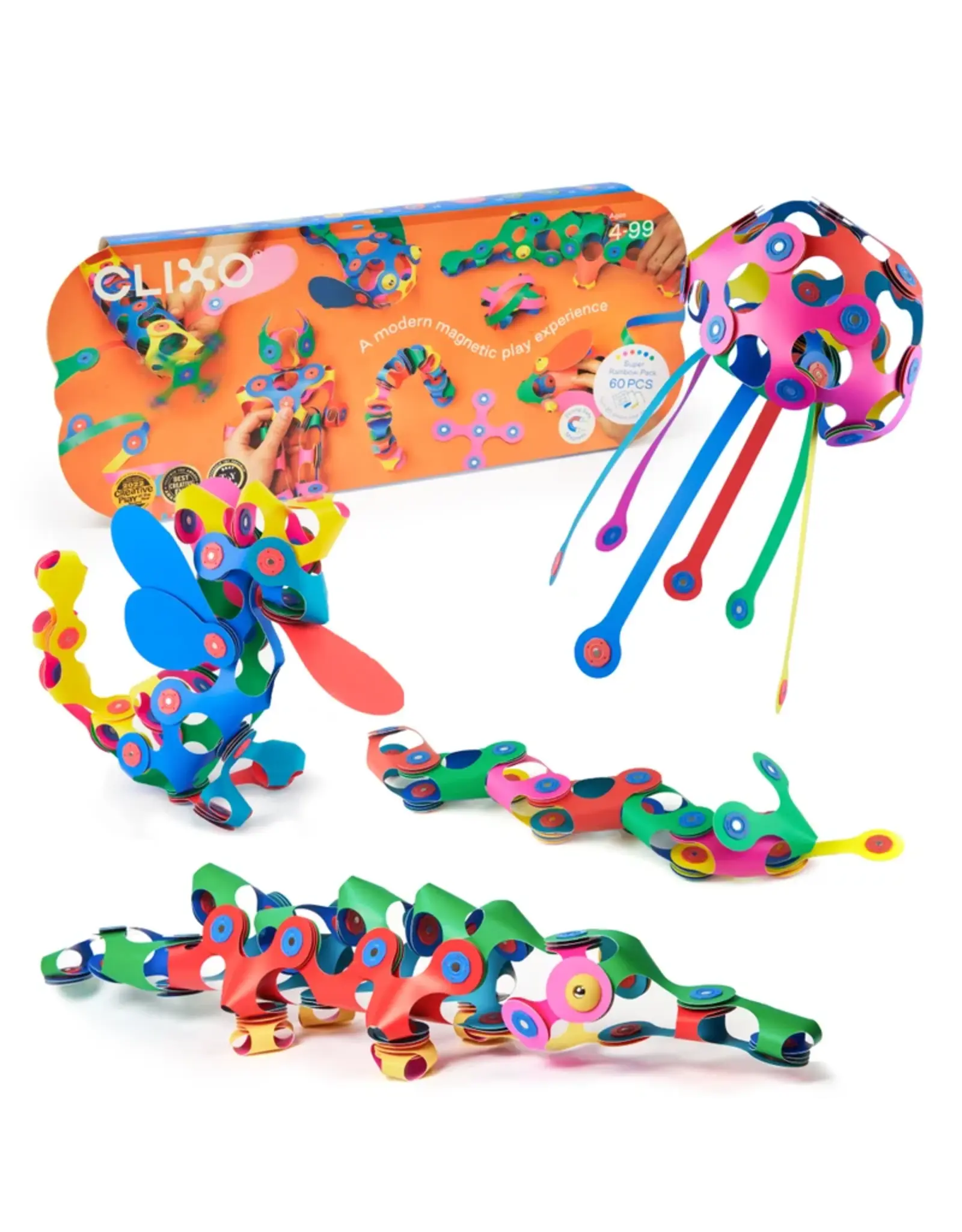 Clixo Clixo Super Rainbow Pack (60Pcs)