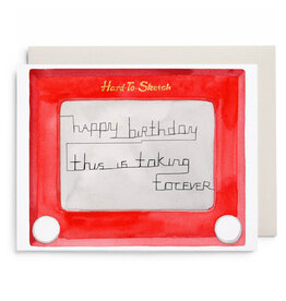 E Frances Paper Hard To Sketch Birthday