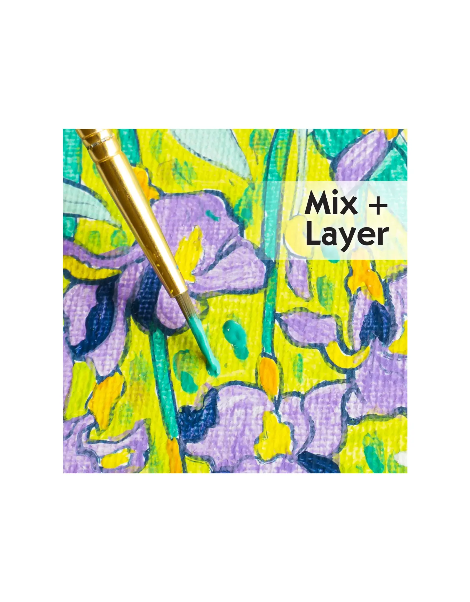 Faber-Castell Paint By Number Museum Series-Irises