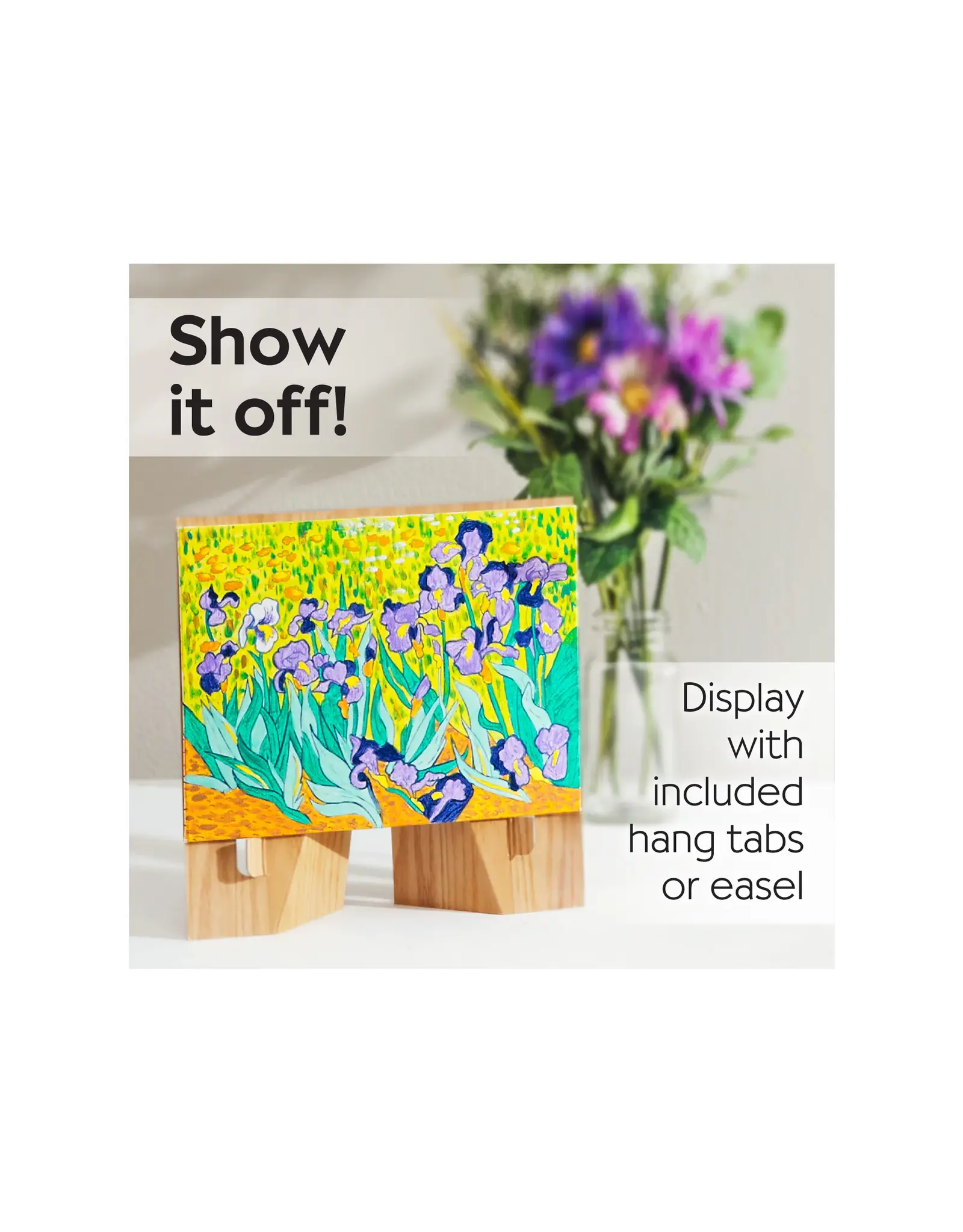 Faber-Castell Paint By Number Museum Series-Irises