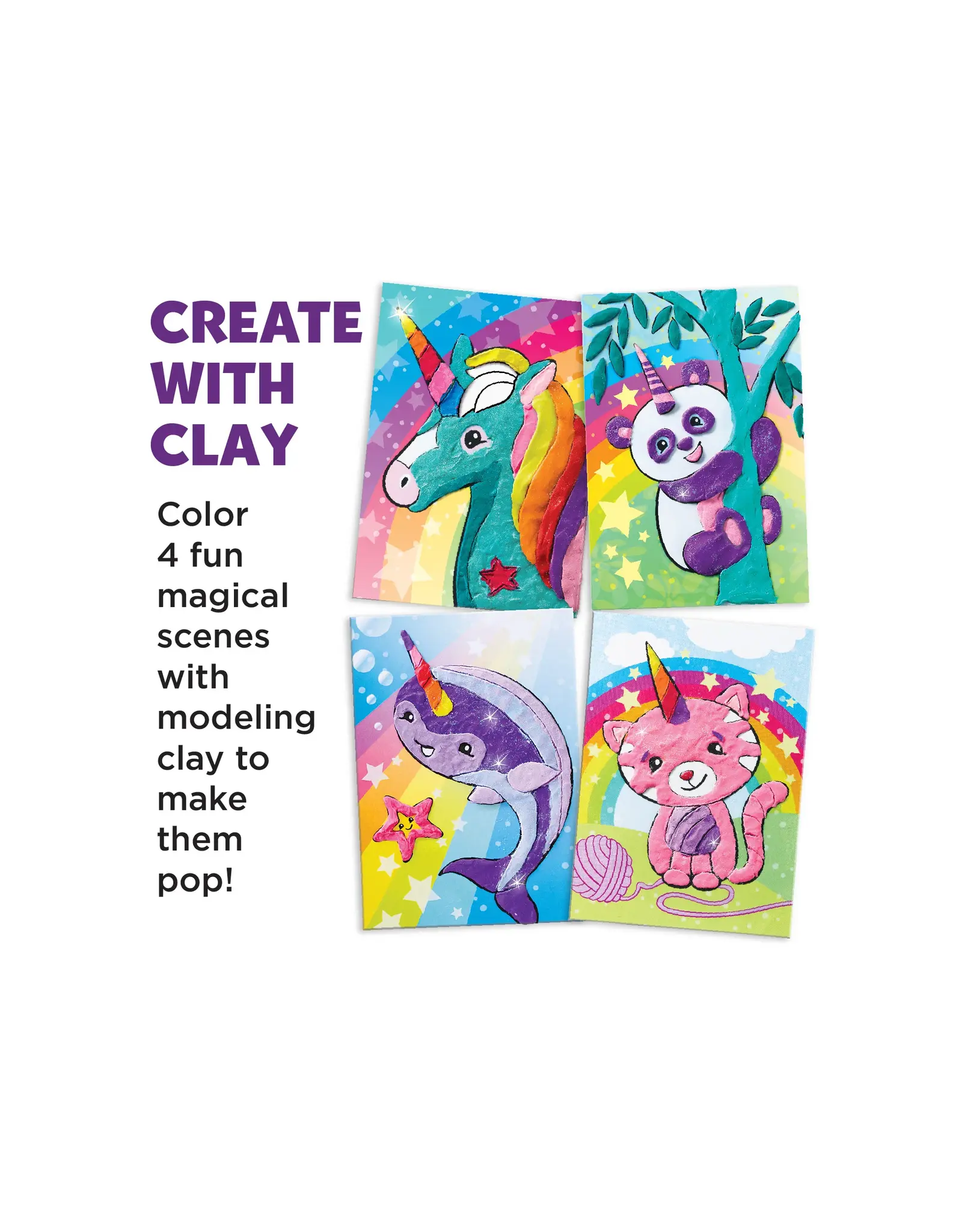 Faber-Castell Do Art Coloring with Clay Unicorn & Friends