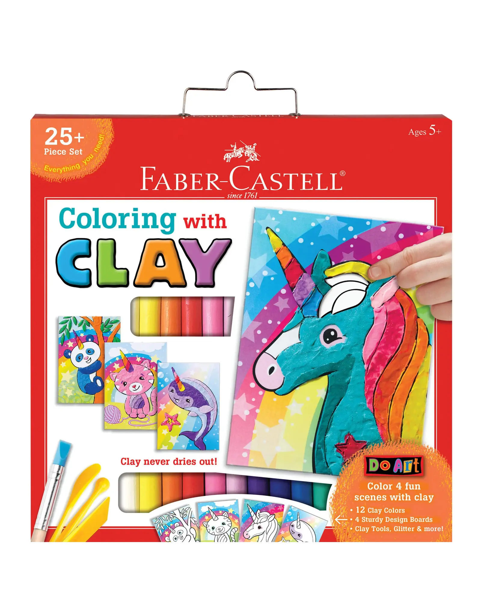 Faber-Castell Do Art Coloring with Clay Unicorn & Friends