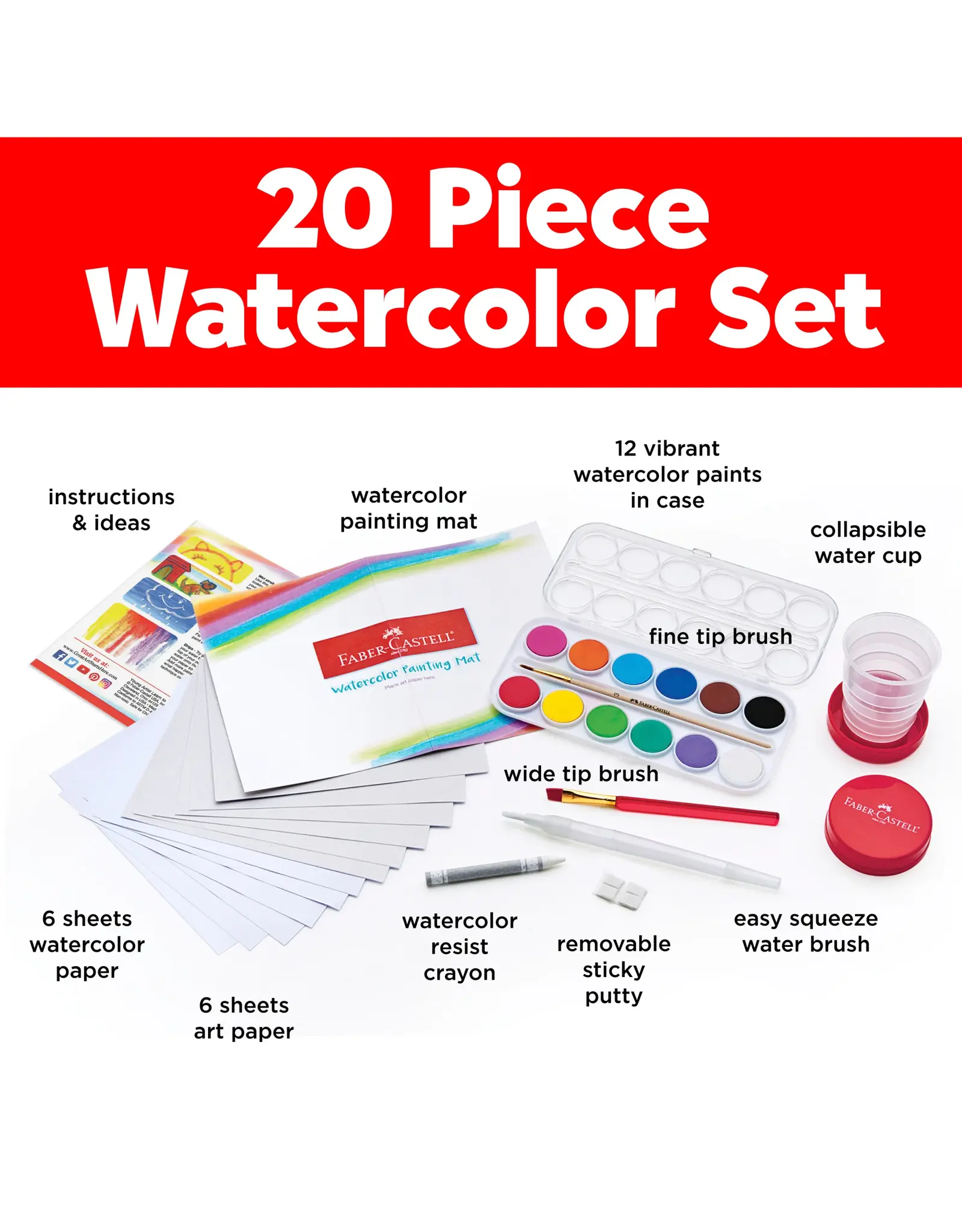 Faber-Castell Young Artists Learn to Watercolour