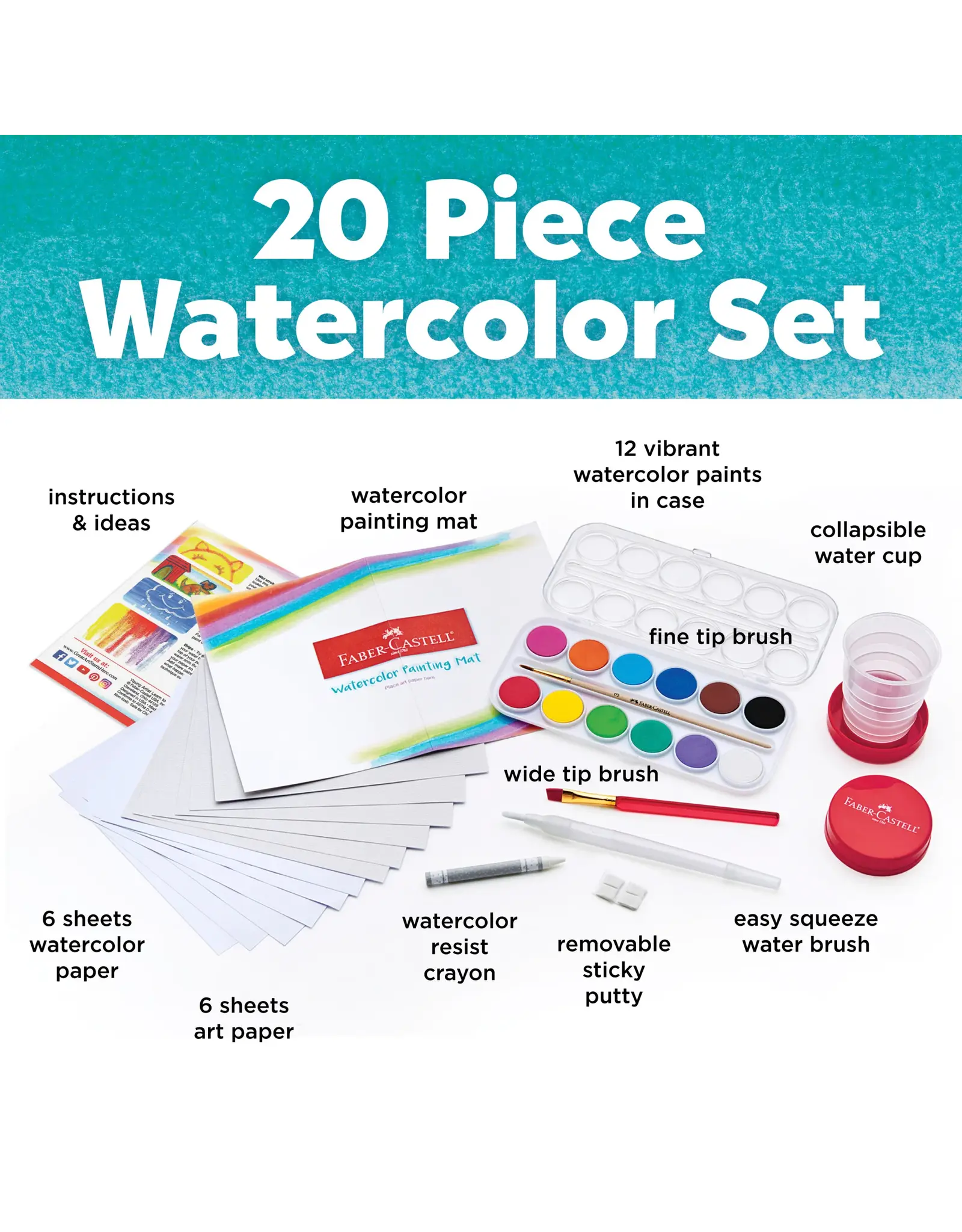 Faber-Castell Young Artists Learn to Watercolour
