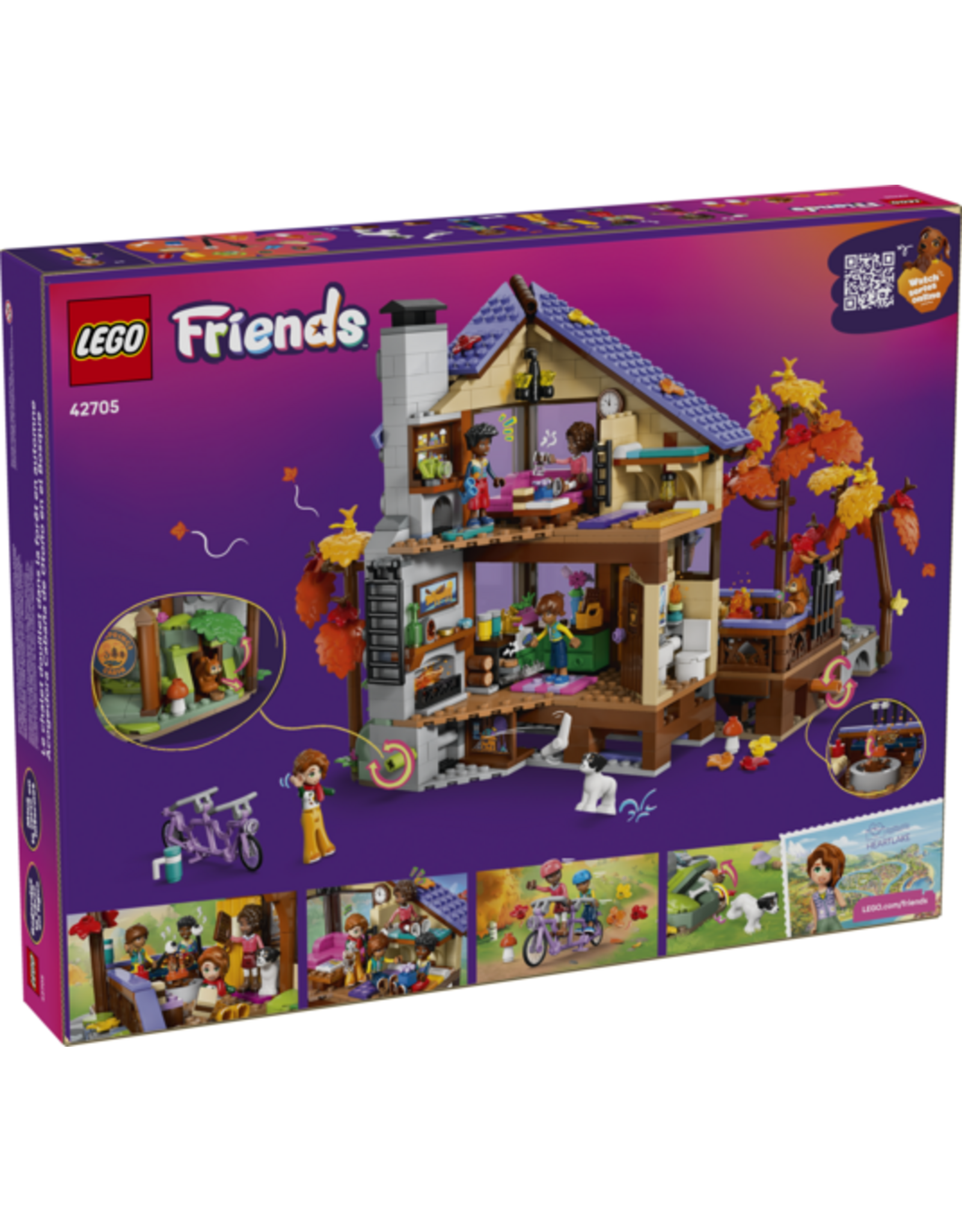 LEGO Friends 42705 Cozy Fall Forest Cabin