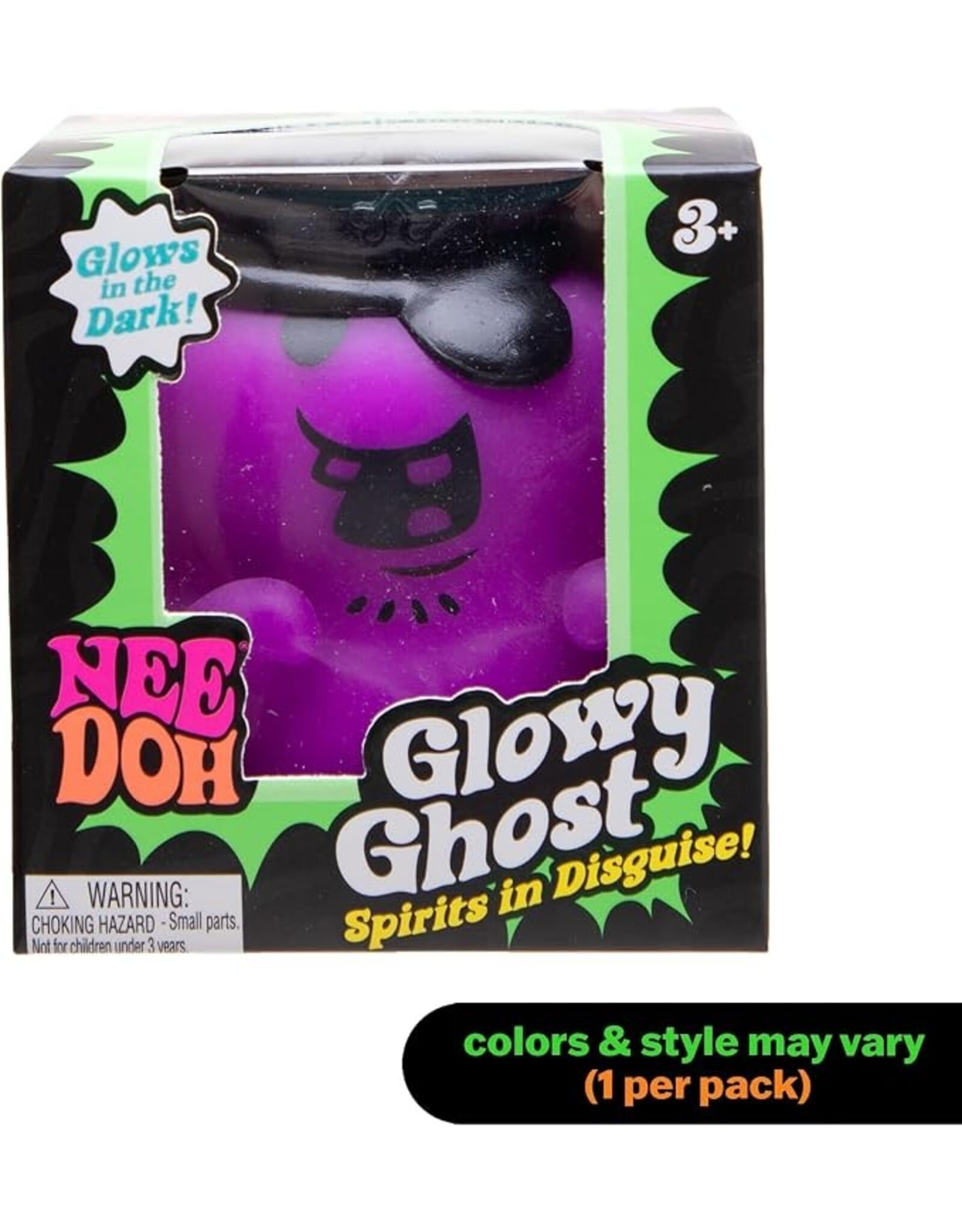 Schylling Nee Doh Needohween Glowy Ghost NeeDoh