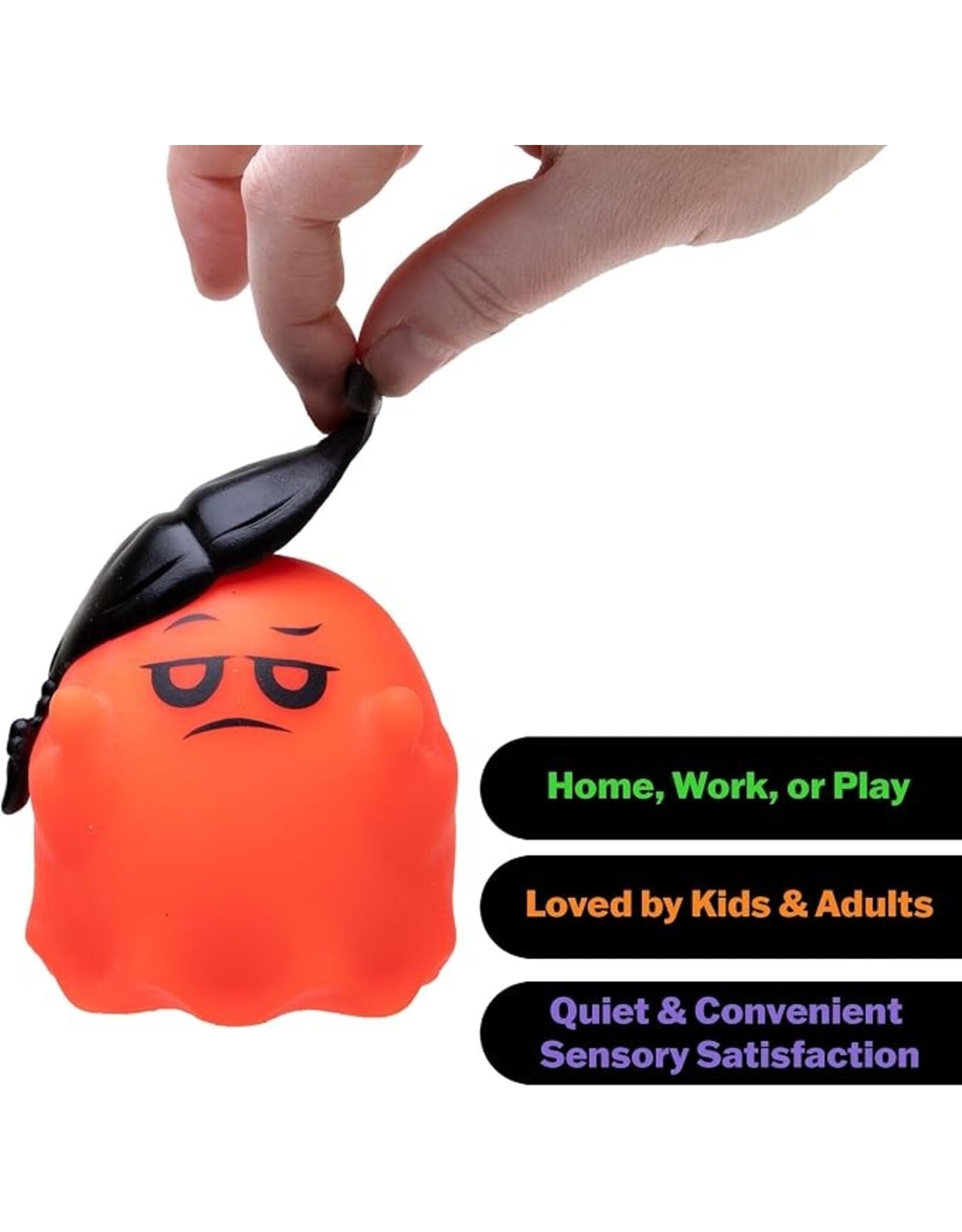 Schylling Nee Doh Needohween Glowy Ghost NeeDoh