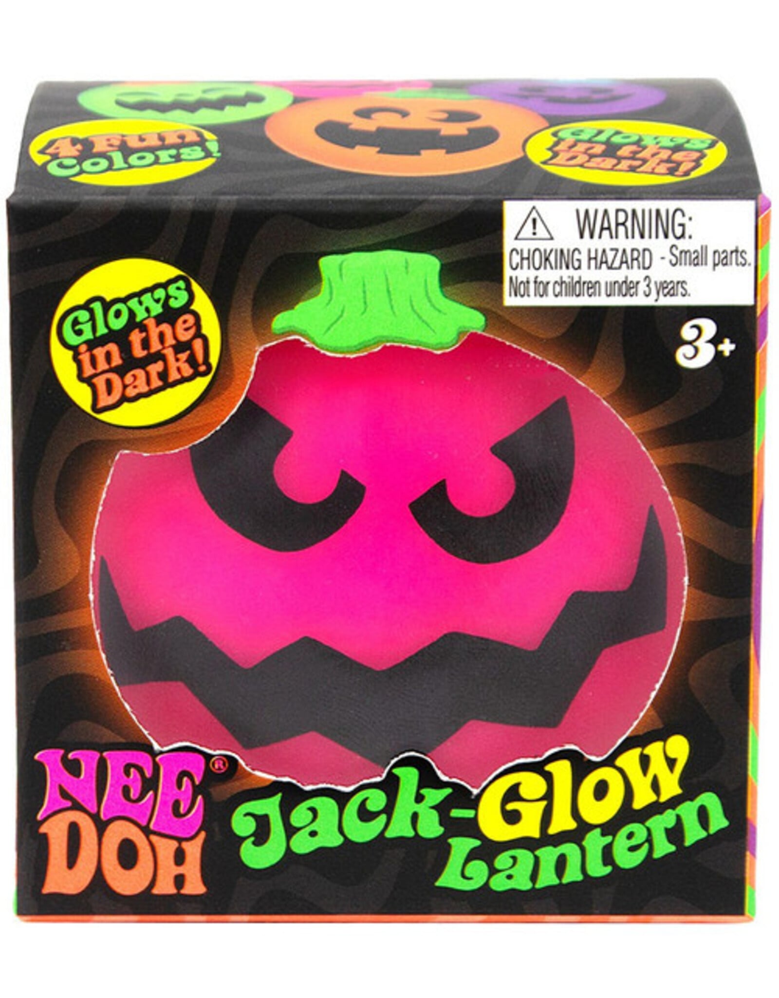 Schylling NeeDoh Needohween Jack Glow Lantern