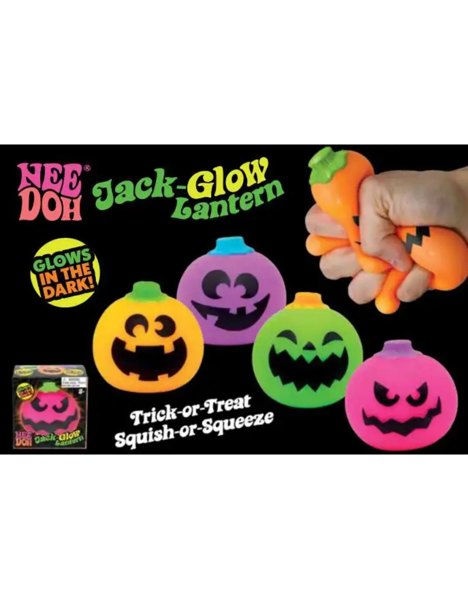 Schylling NeeDoh Needohween Jack Glow Lantern