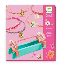 Djeco Macrame  Pink Bracelets