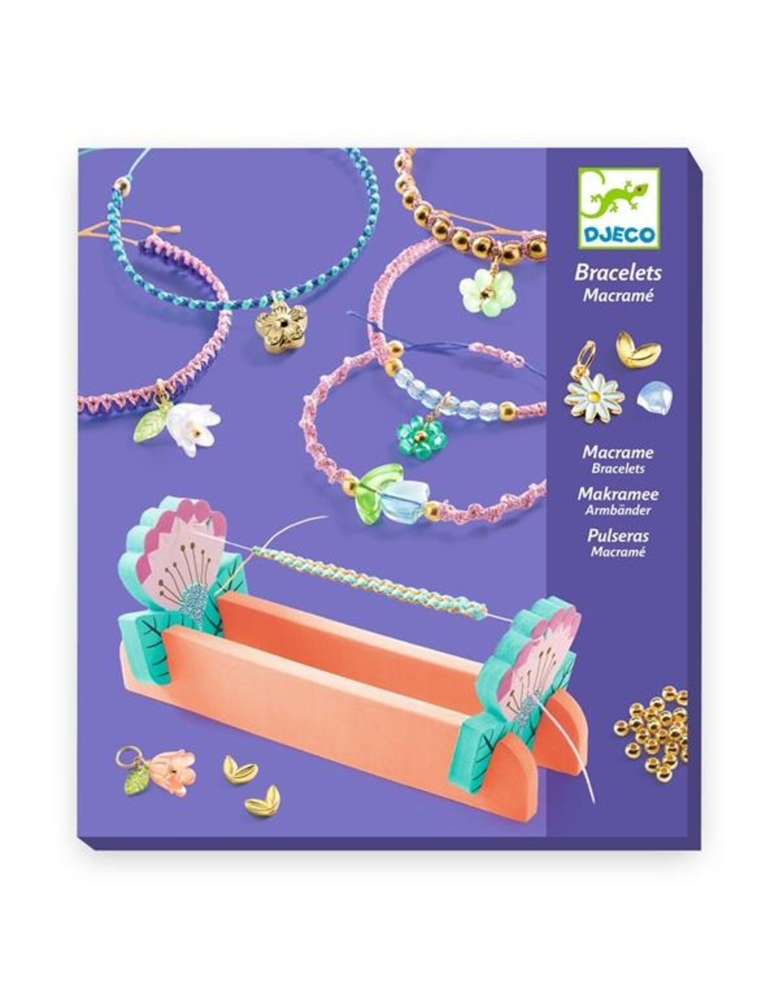 Djeco Macrame Blue Bracelets