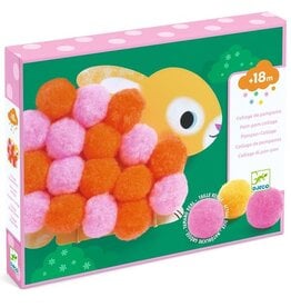 Djeco Animals and Pom-pom Circles Collage