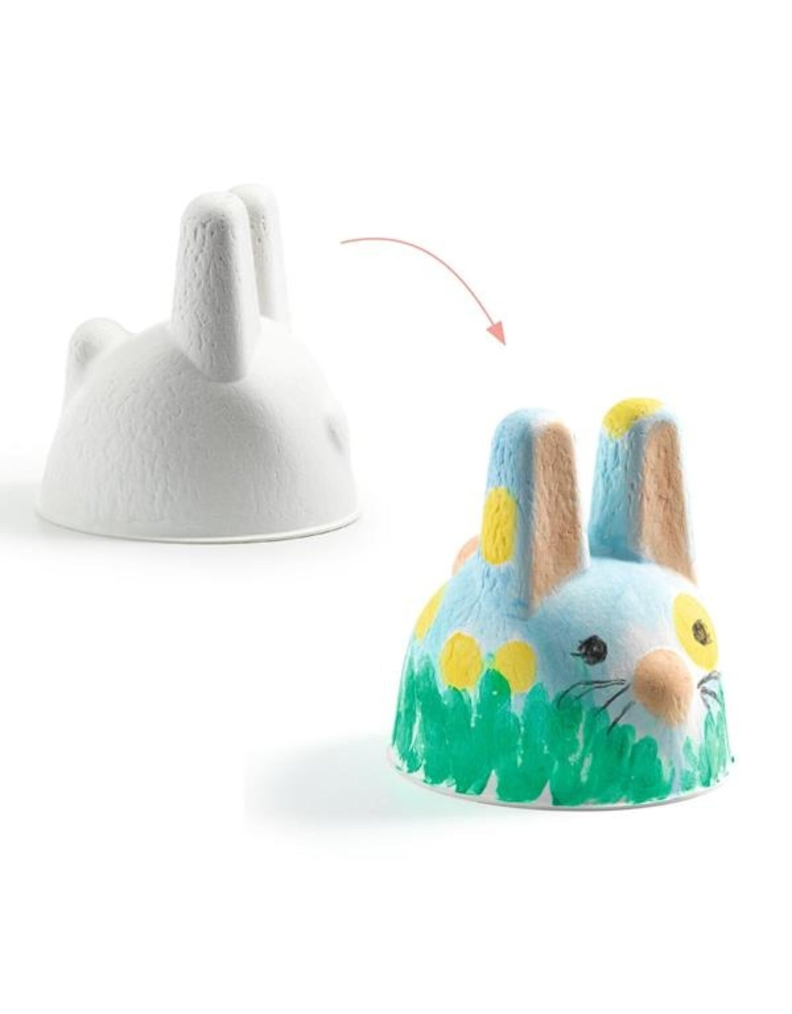 Djeco Bunny Trio Finger Painting