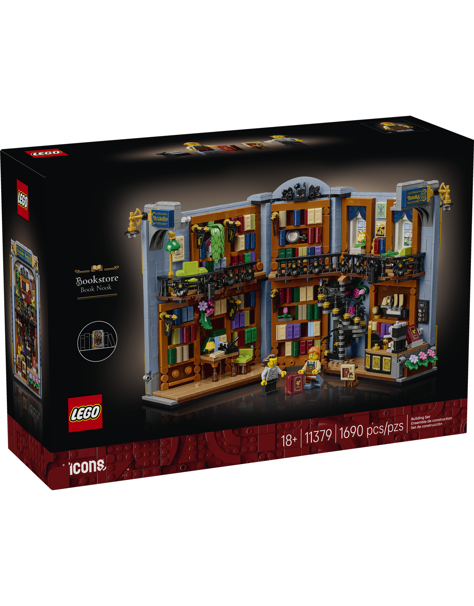 LEGO Icons 11379 Bookstore: Book Nook