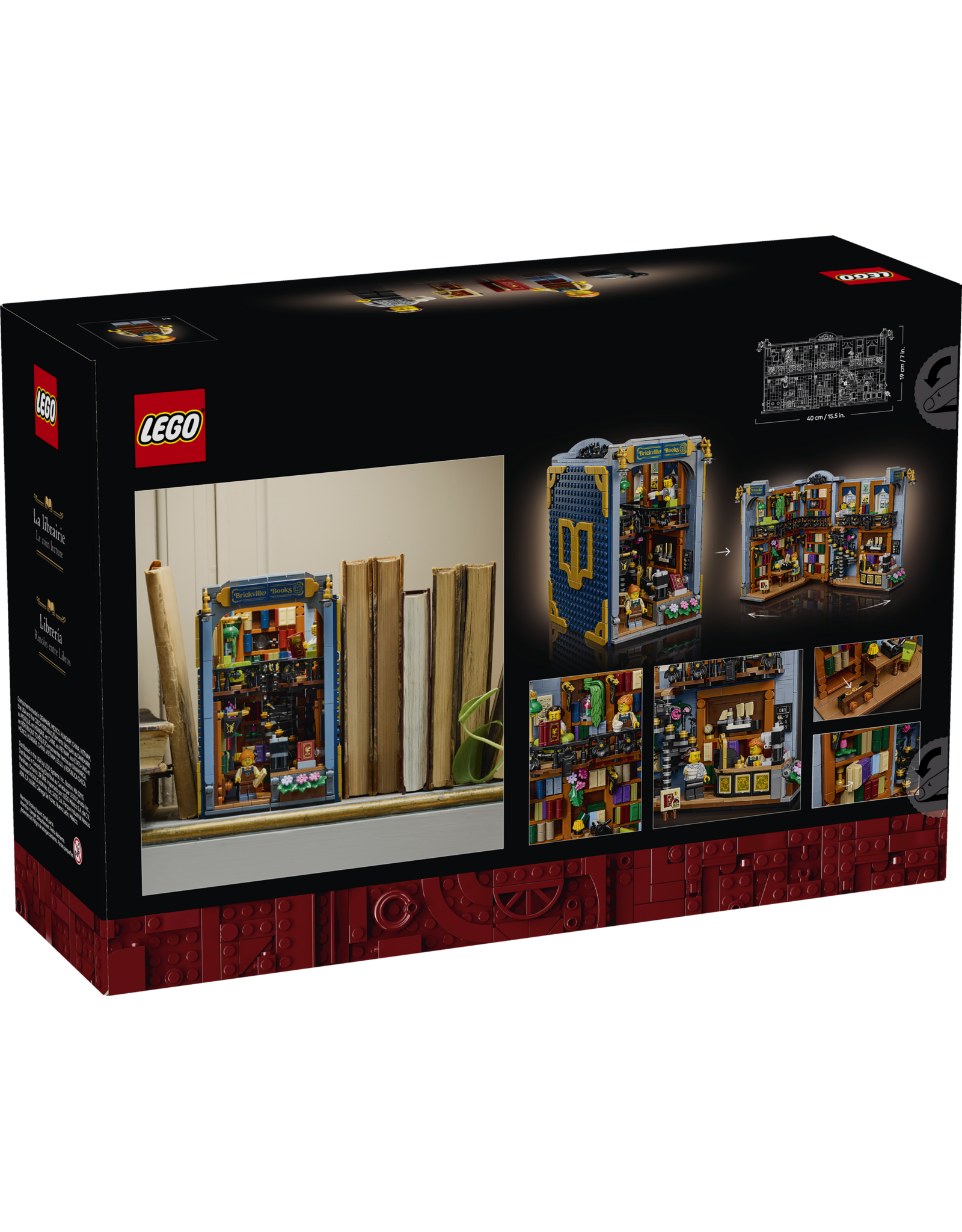 LEGO Icons 11379 Bookstore: Book Nook