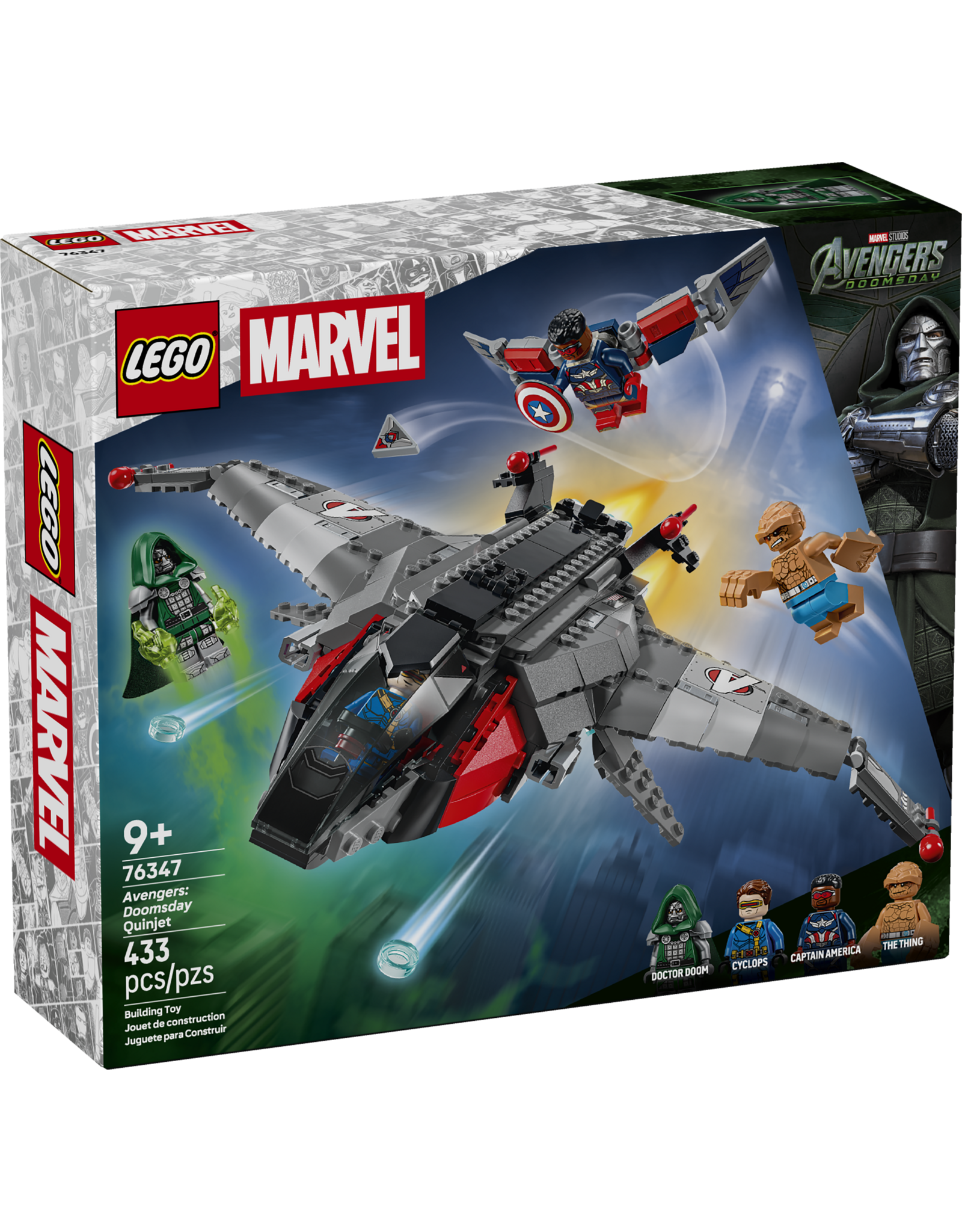 LEGO Super Heroes Marvel Super Heroes Marvel 76347 Avengers: Doomsday Quinjet