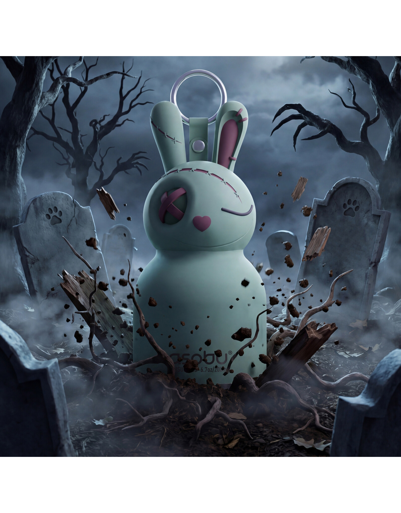 Asobu Mini Spookie Undead Bunny 6.7 oz