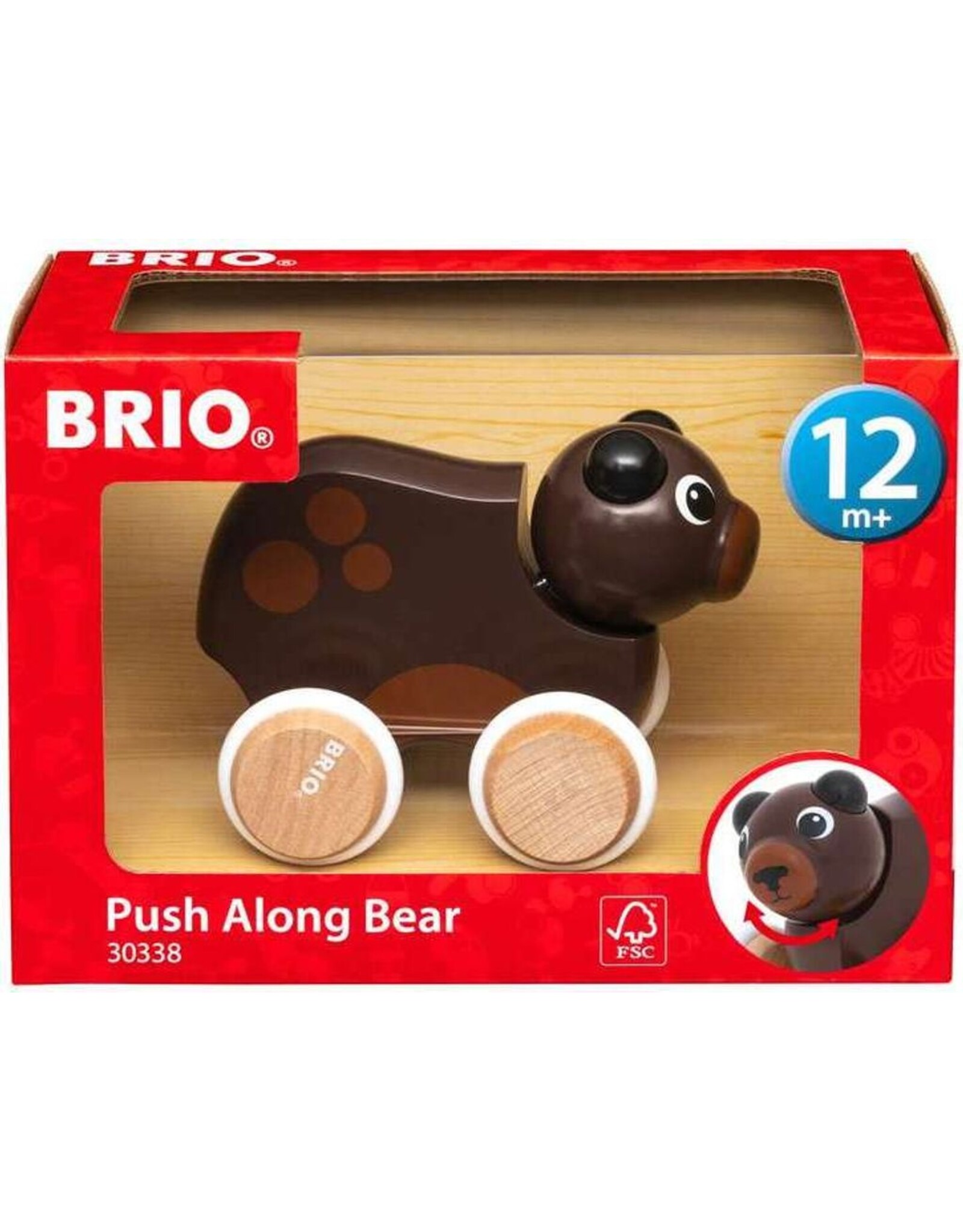 Brio Push Along Bear