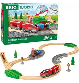 Brio Pull Back Train Set