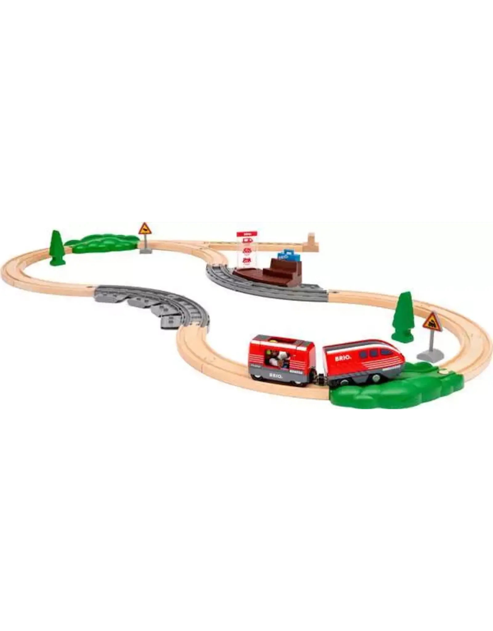 Brio Pull Back Train Set