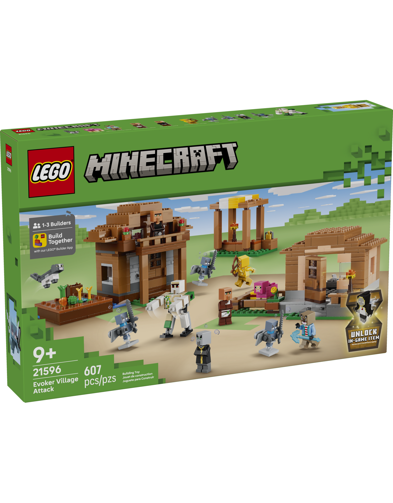 LEGO Minecraft 21596 Evoker Village Attack