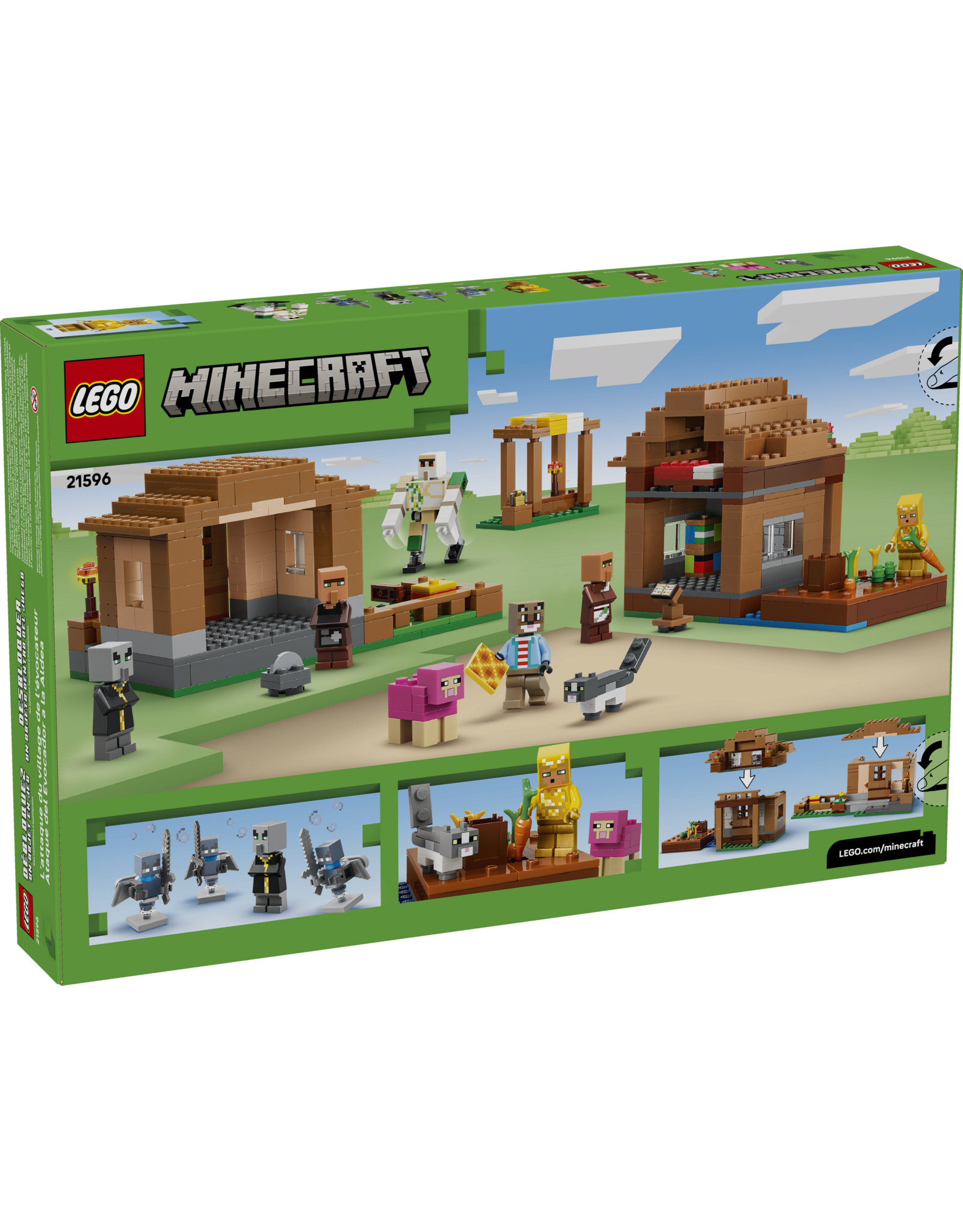 LEGO Minecraft 21596 Evoker Village Attack