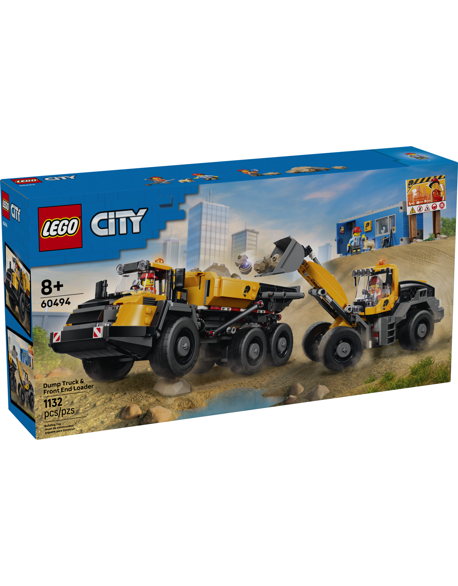 LEGO City 60494 Dump Truck & Front End Loader