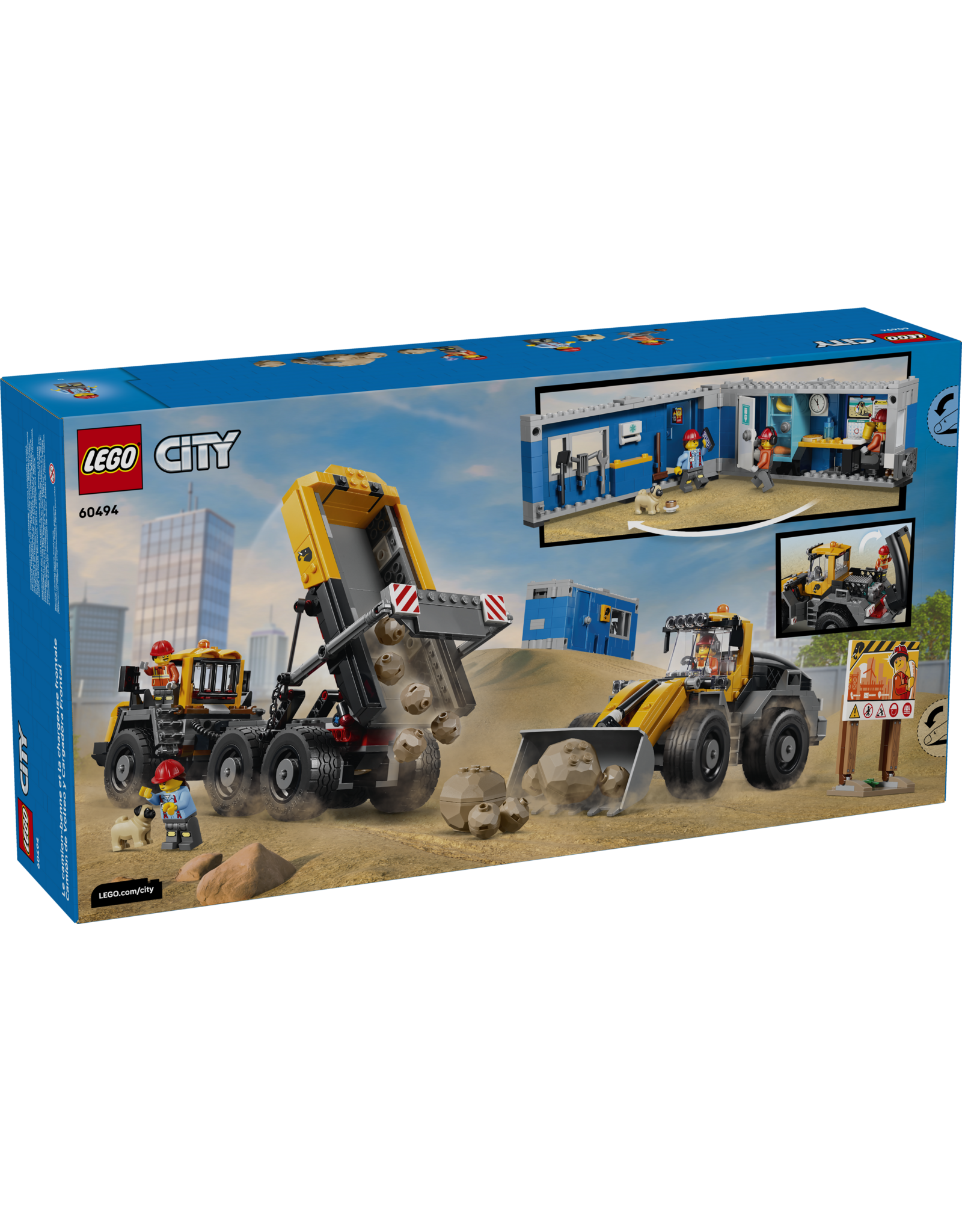 LEGO City 60494 Dump Truck & Front End Loader