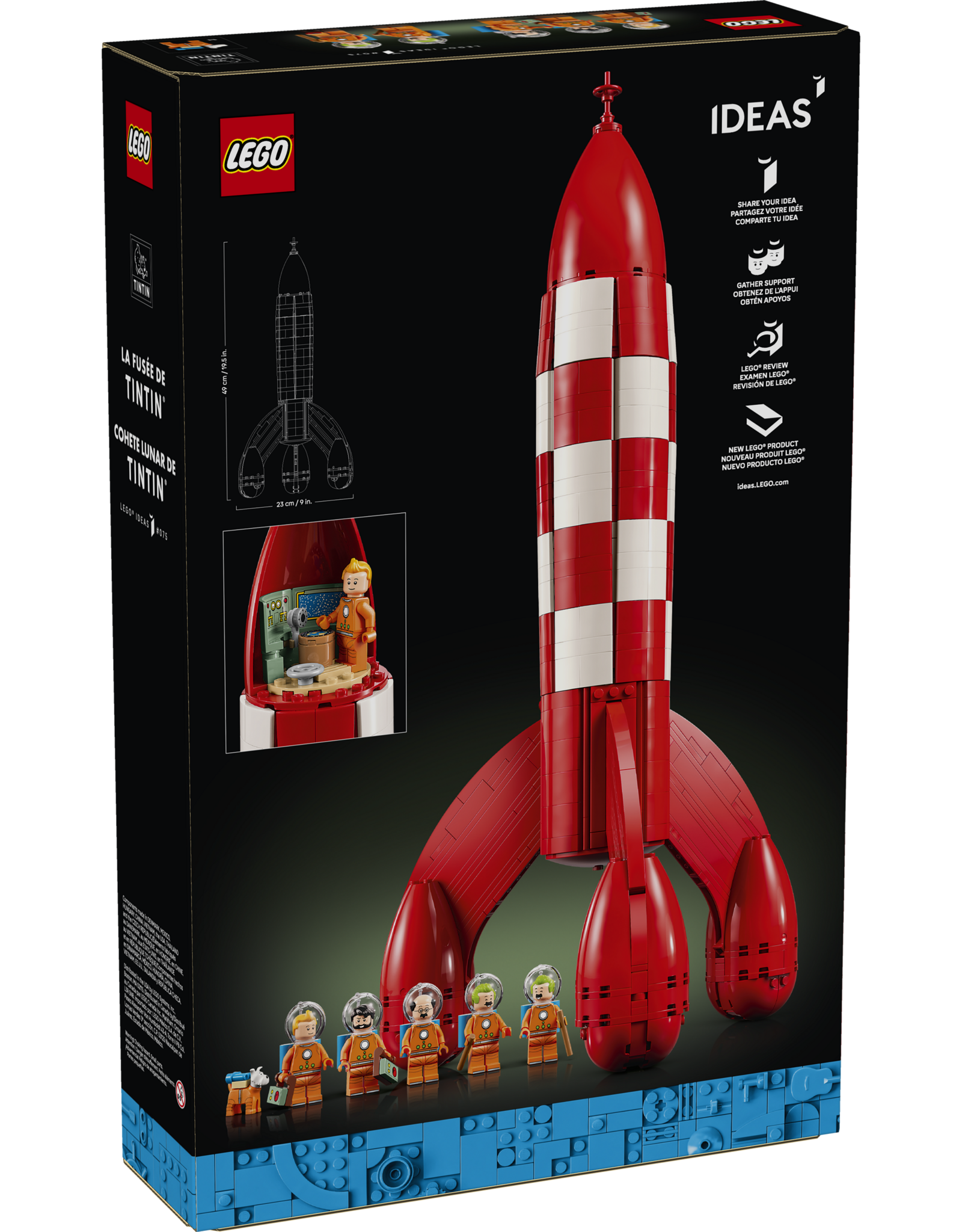 LEGO Ideas 21367 Tintin Moon Rocket
