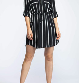 CLEARANCE: Striped Shirt Dress