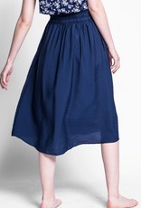 CLEARANCE: Belted Button Front Midi Skirt
