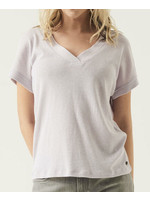 Garcia CLEARANCE: V-neck T-shirt with Glitter Trim