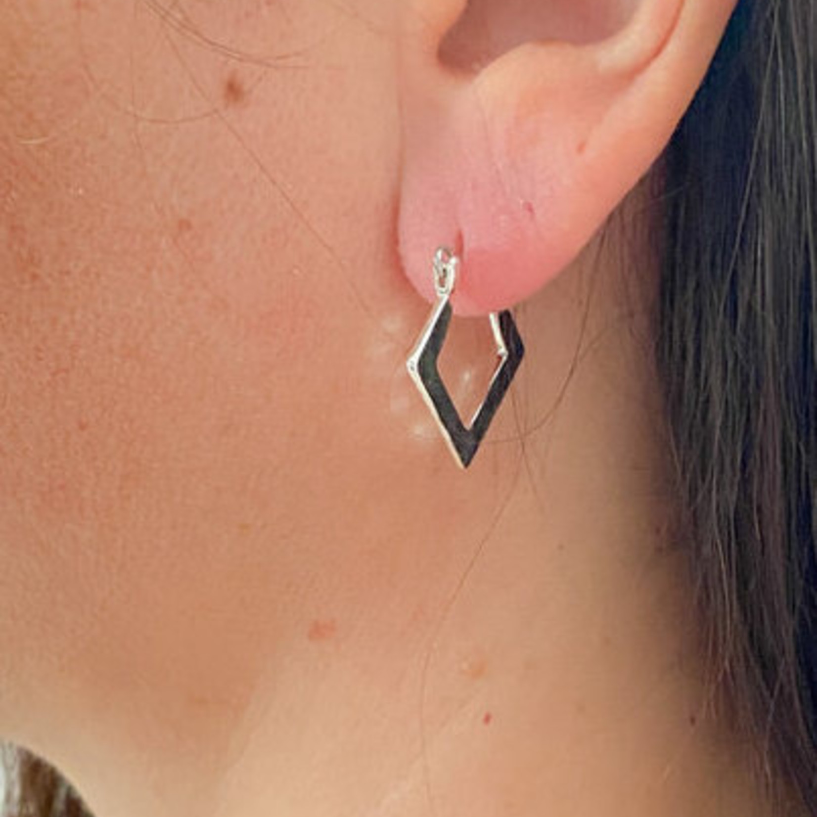 Caracol Hammered Metal Earrings