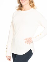 Spense CLEARANCE: Long Sleeve Button-detail Top