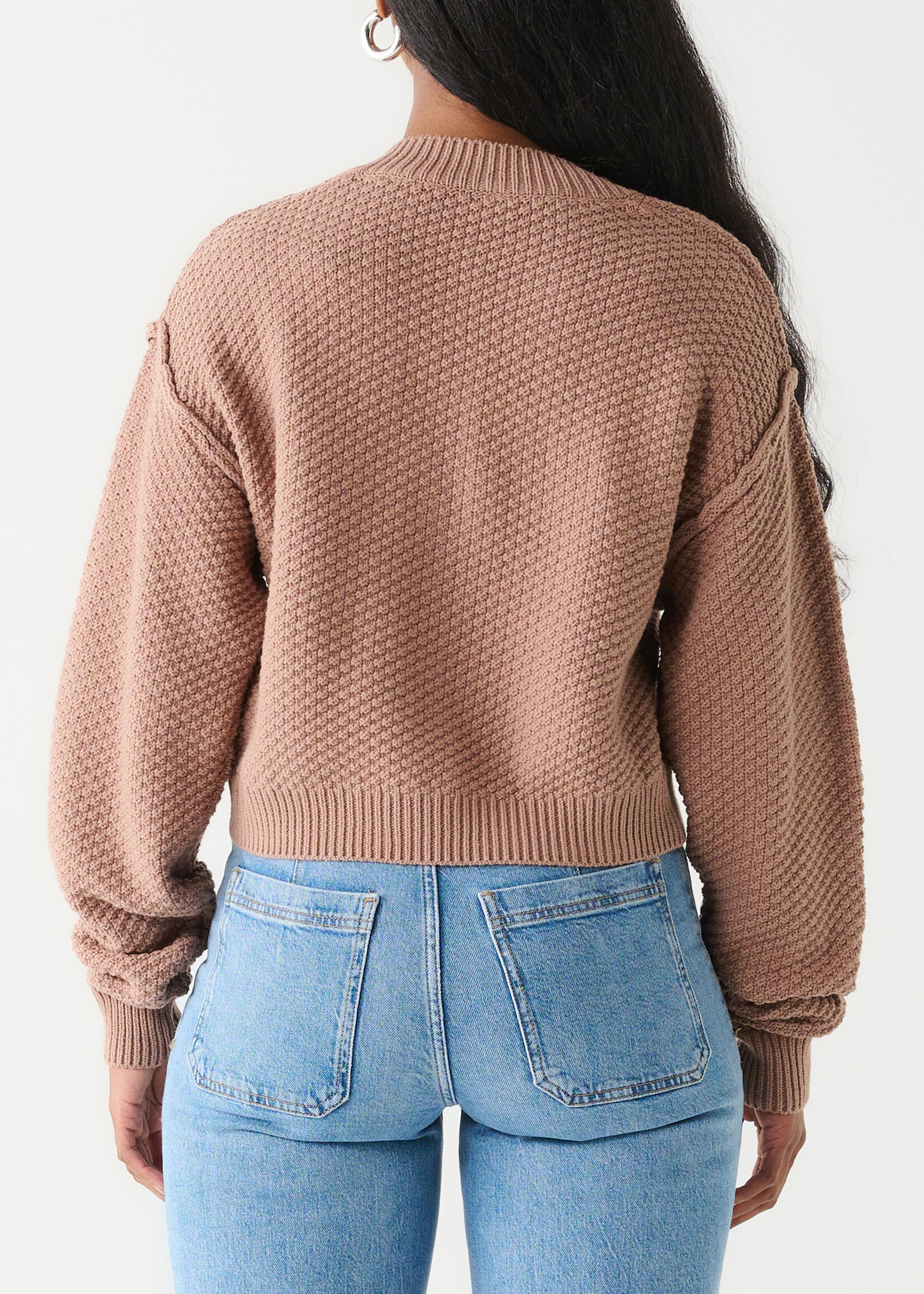 Textured Crop Cardigan The Boutique at Seneca