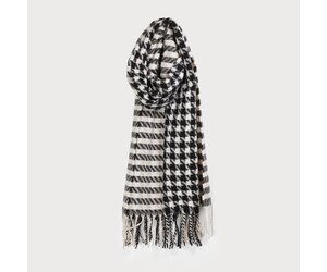 小物 BOTT HOUNDSTOOTH HOODED SCARF BoTT / HOUNDSTOOTH HOODED SCARF / NATURAL | Sop