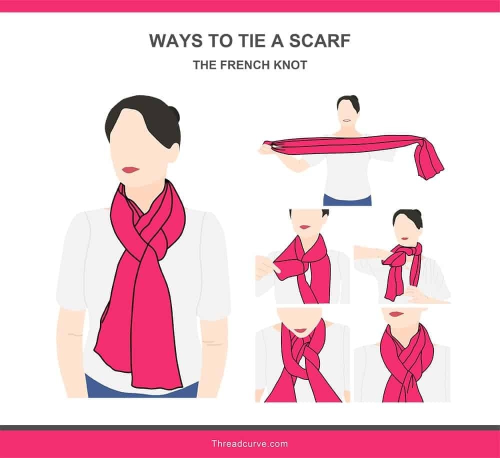 How To Tie A French Scarf Knot