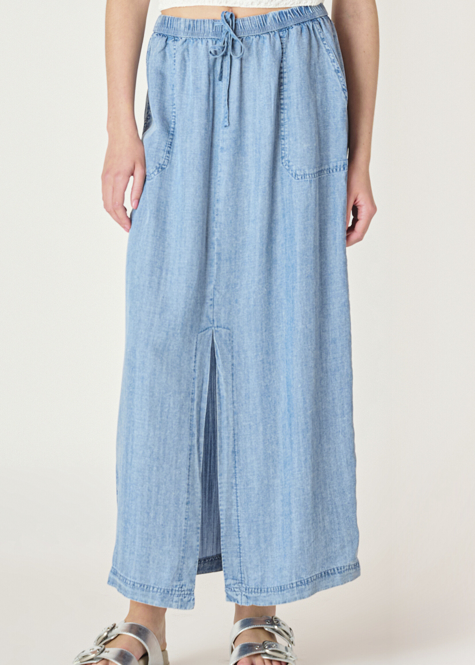 Dex Clearance Denim Maxi Skirt