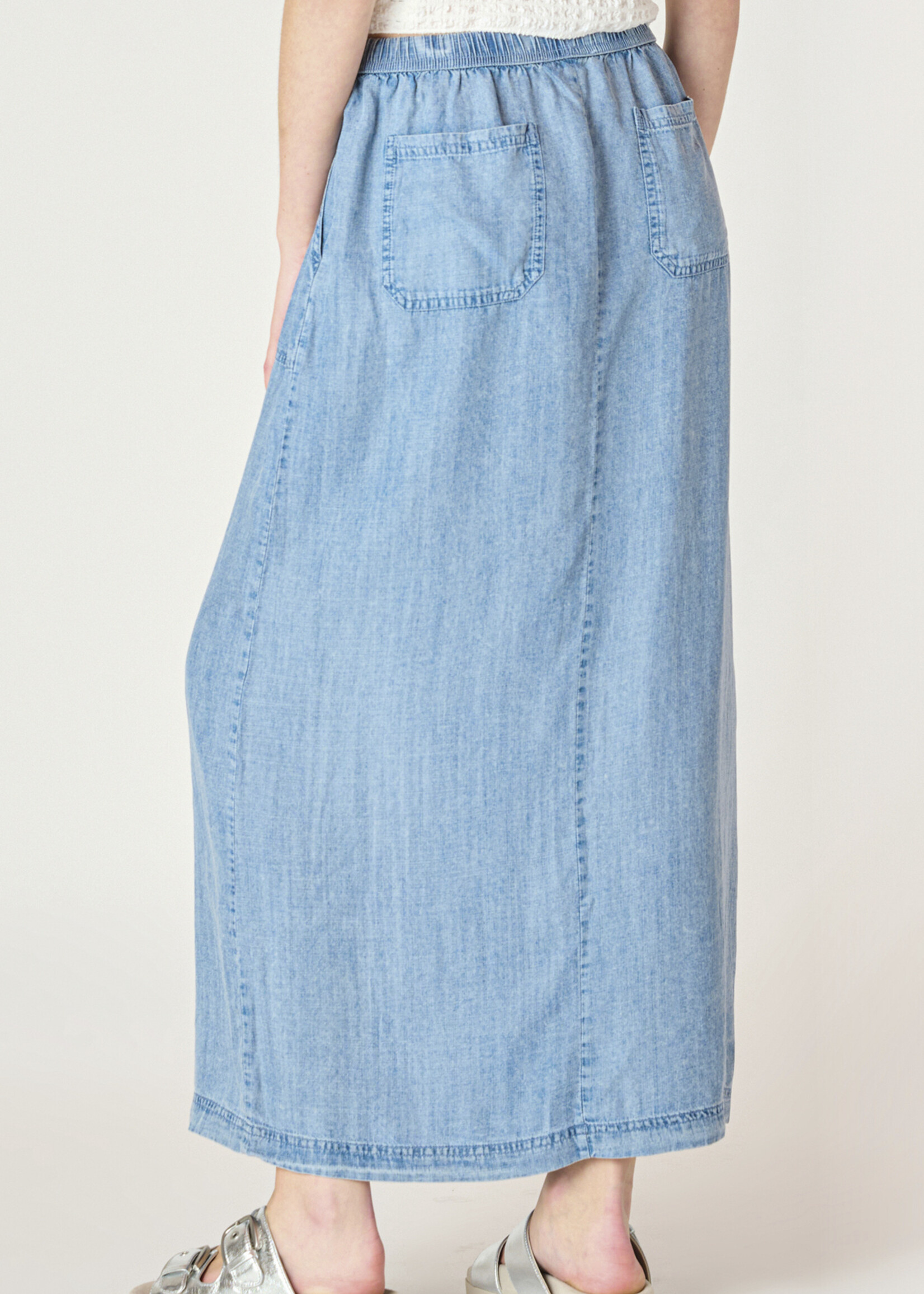 Dex Clearance Denim Maxi Skirt