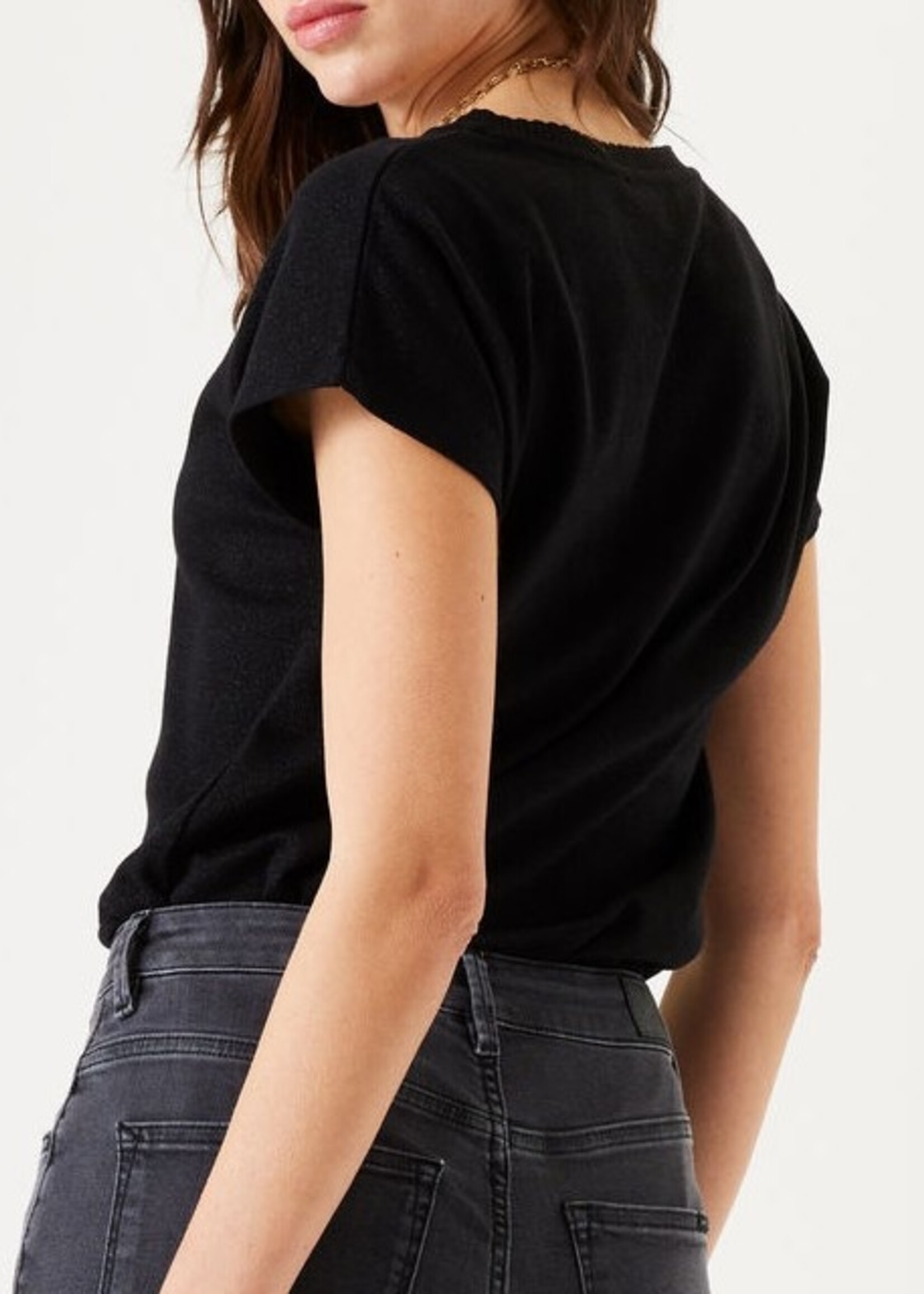 Garcia Clearance V-neck Shimmer T-shirt