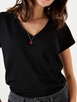 Clearance V-neck Shimmer T-shirt
