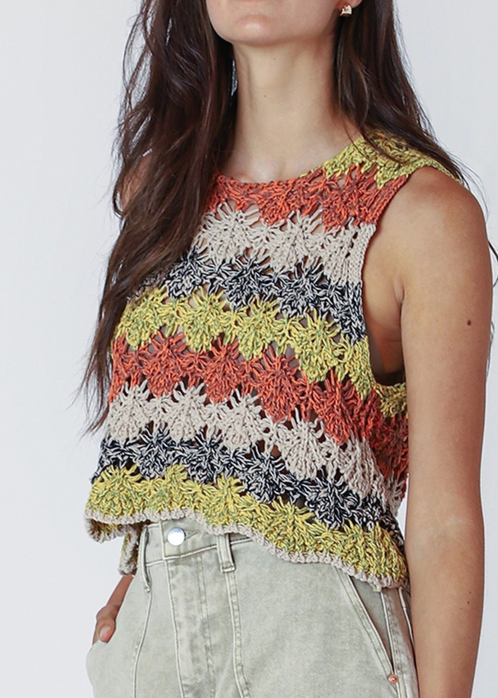 Jacquard Knitted Vest