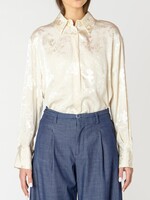 Satin Floral Blouse
